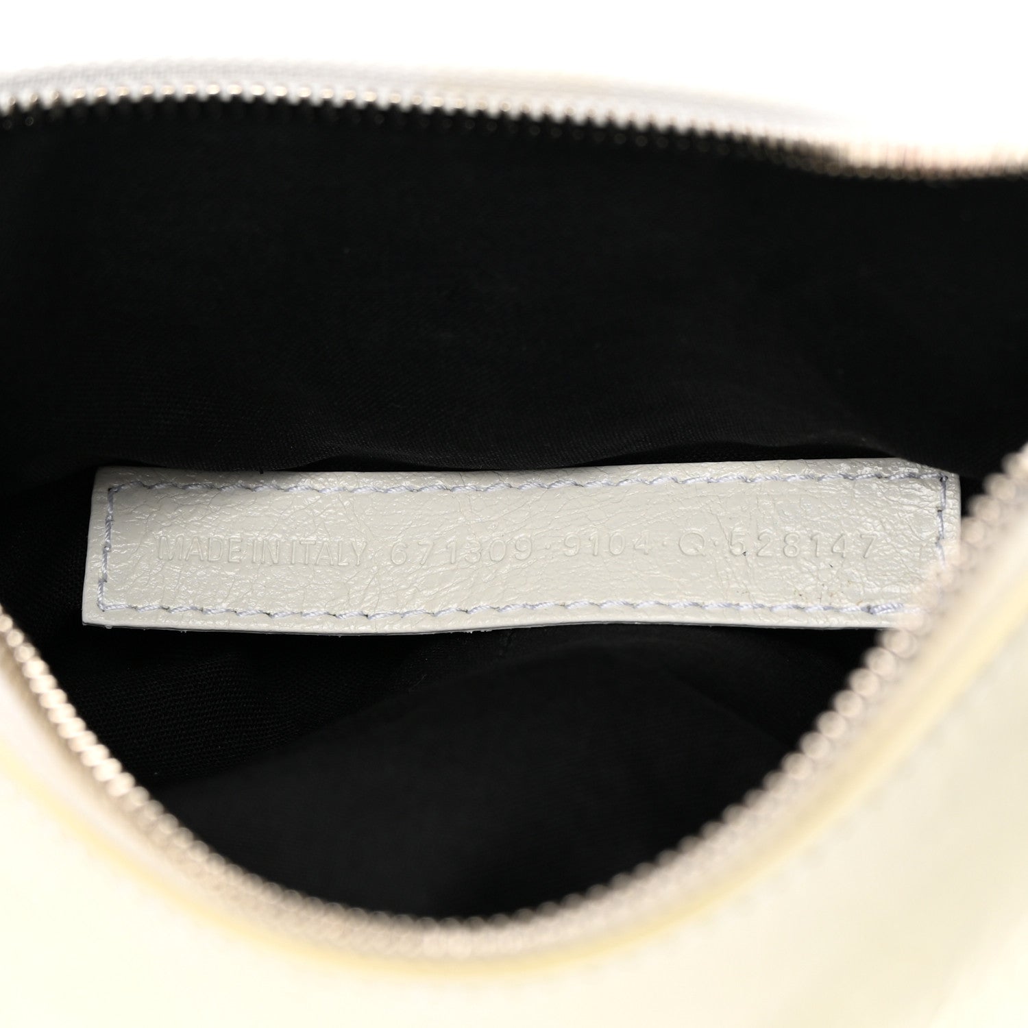 Balenciaga Agneau Arena Crystal Le Cagole Shoulder Bag XS Optic White 7 of 14