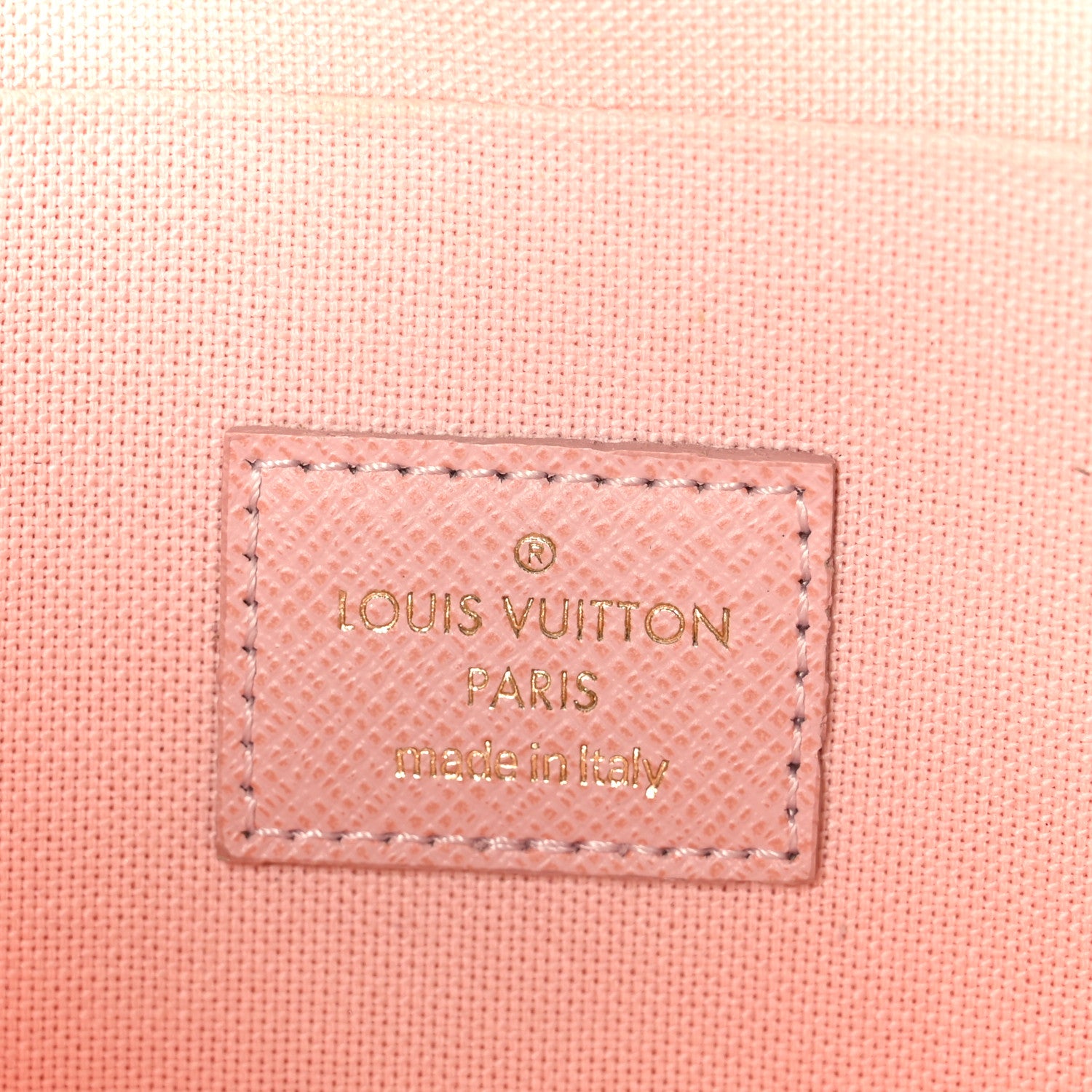 Louis Vuitton Damier Azur Pochette Felicie Chain Wallet Rose Ballerine 8 of 13