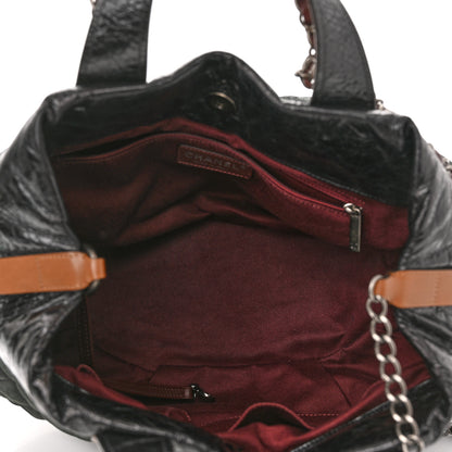 Chanel Iridescent Calfskin In the Mix Tote Black 4 of 10