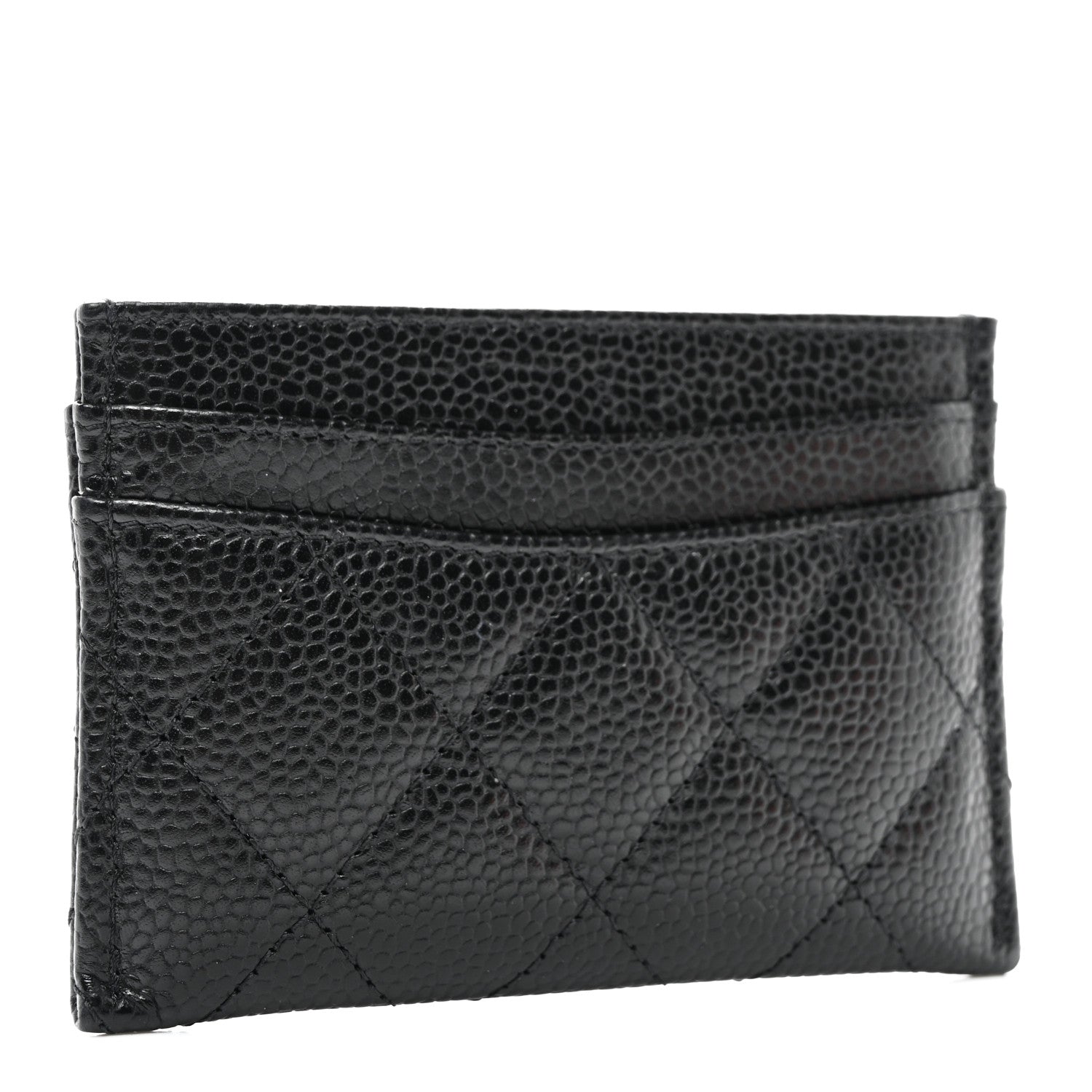 Chanel Caviar Quilted Card Holder Black 3 of 9