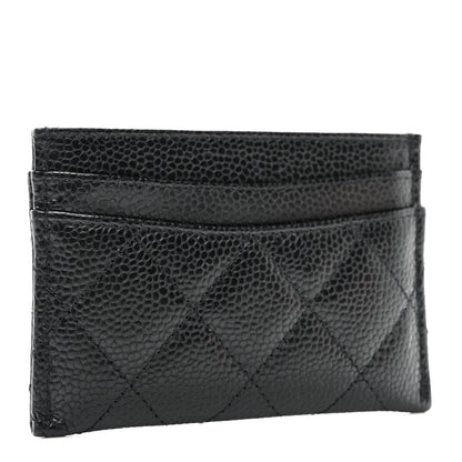 Chanel Caviar Quilted Card Holder Black 3 of 9