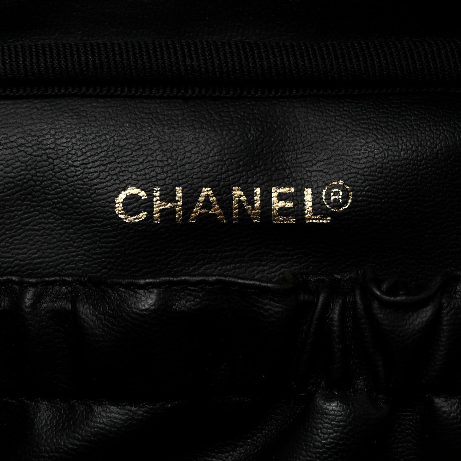 Chanel Caviar Vanity Cosmetic Case Black 6 of 8
