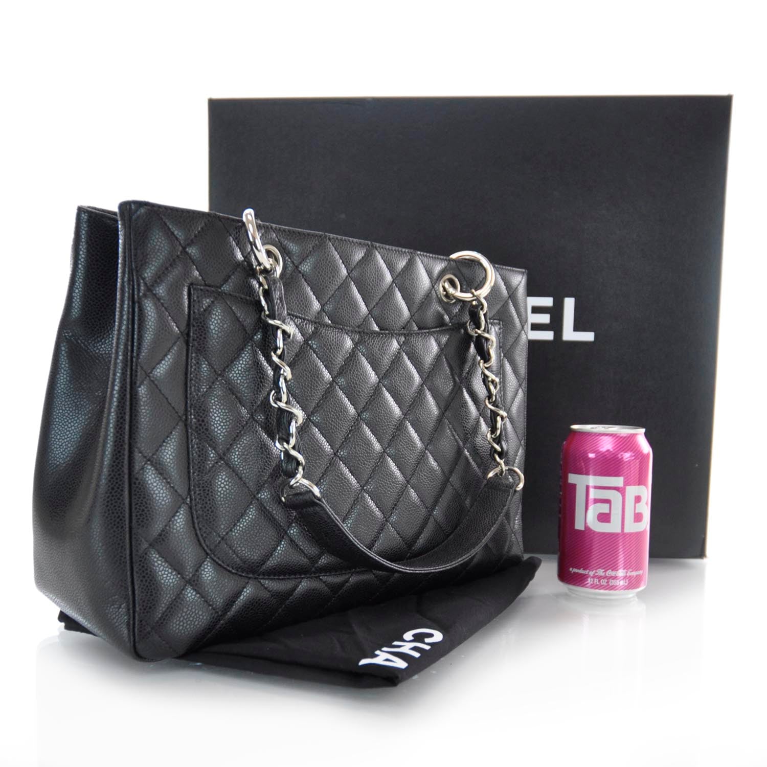 Chanel Caviar Grand Shopping Tote GST Black 6 of 6