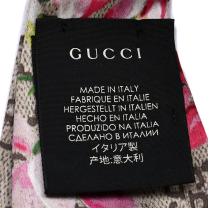 Gucci Silk Monogram Blooms Print Headband Antique Rose 5 of 6