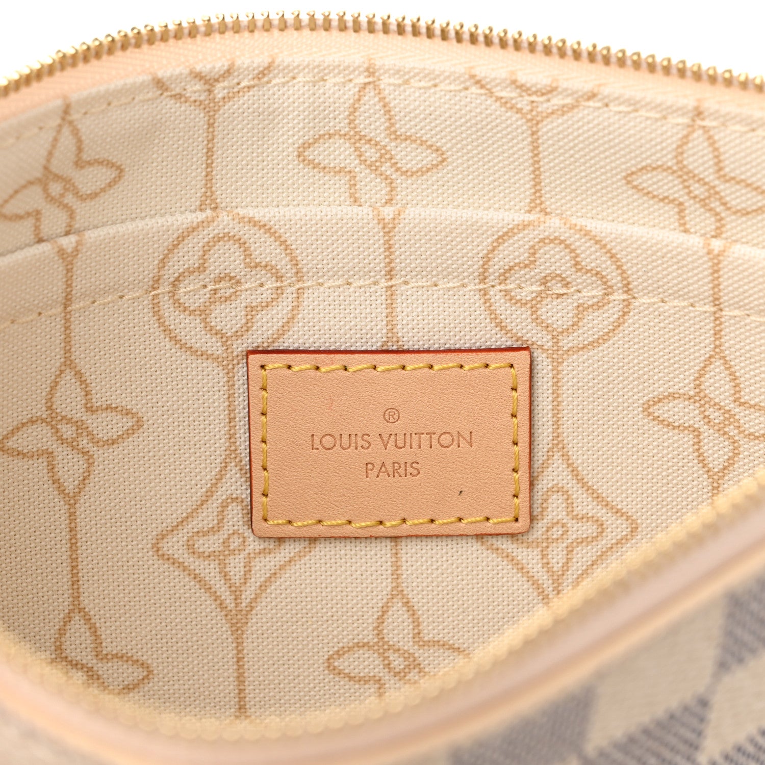 Louis Vuitton Damier Azur Neverfull Pochette 6 of 6