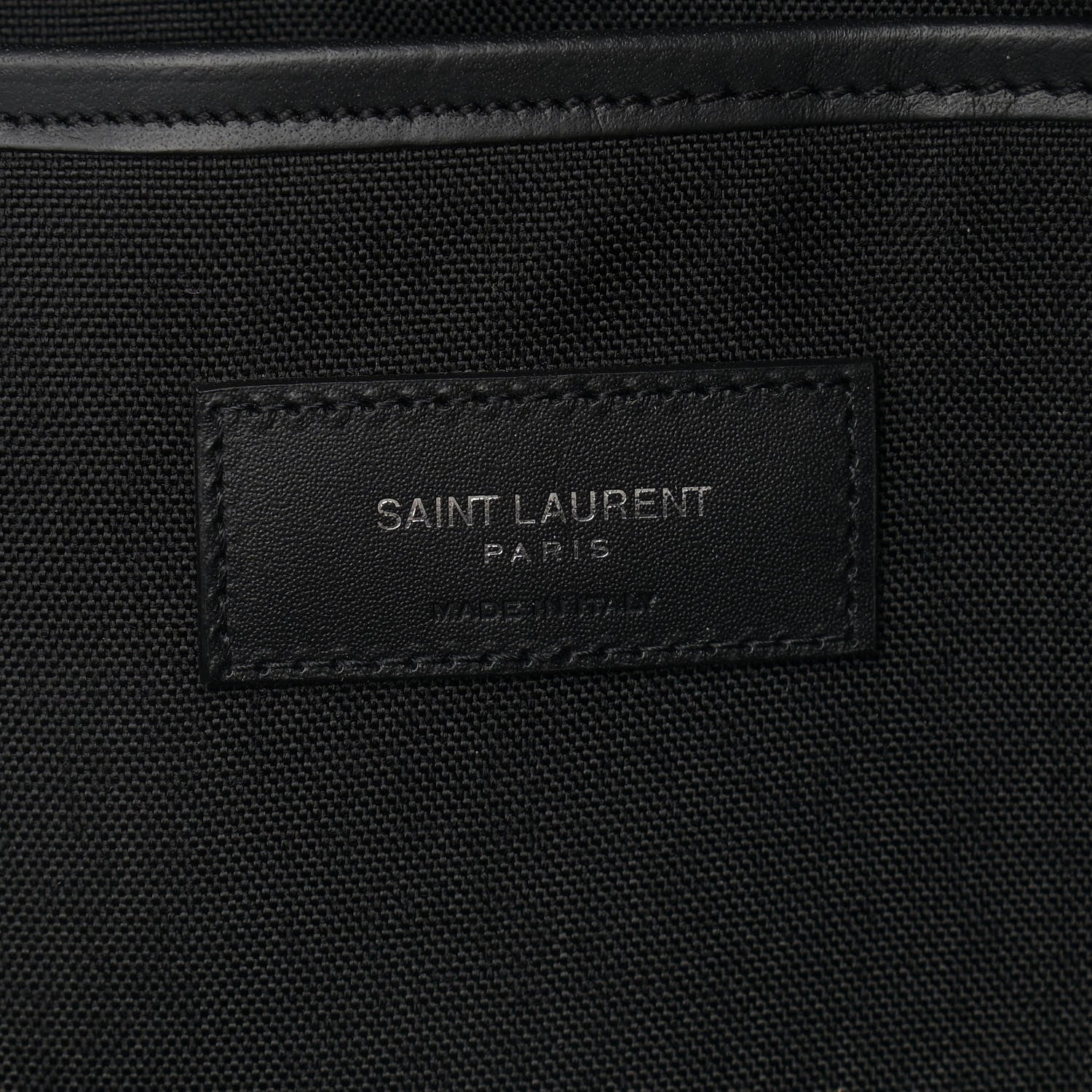 Saint Laurent Canvas City Backpack Black 6 of 8