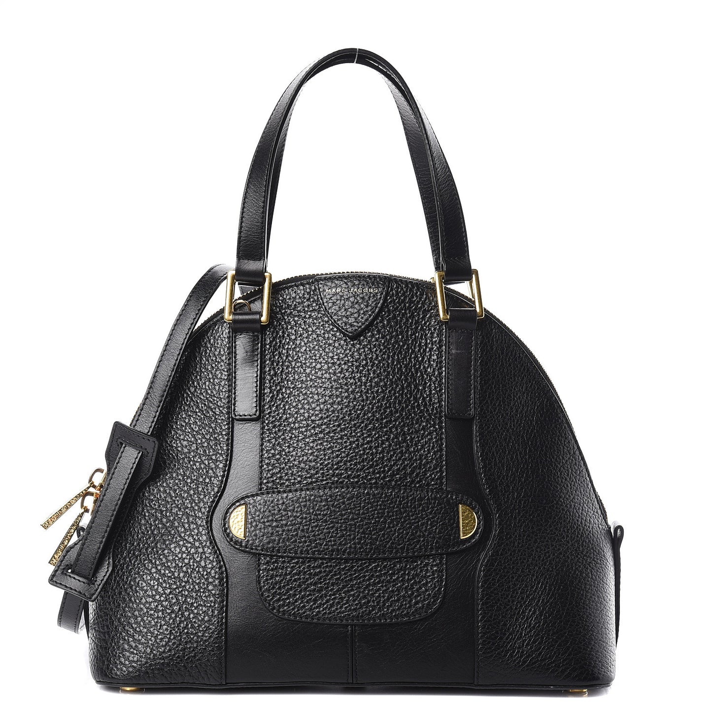 Calfskin Bowery Sutton Satchel Black
