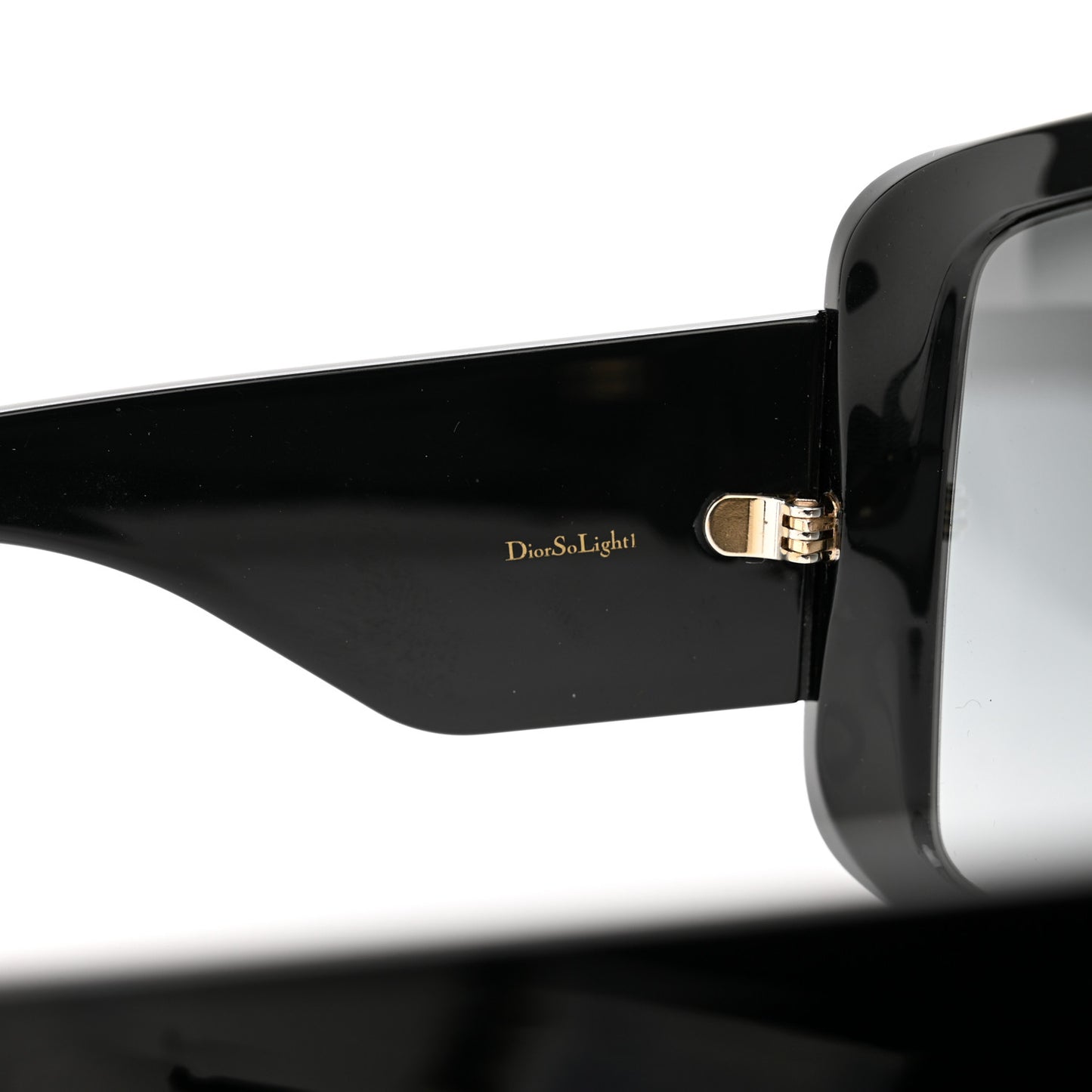 Acetate DiorSo Light 1 Shield Sunglasses Black
