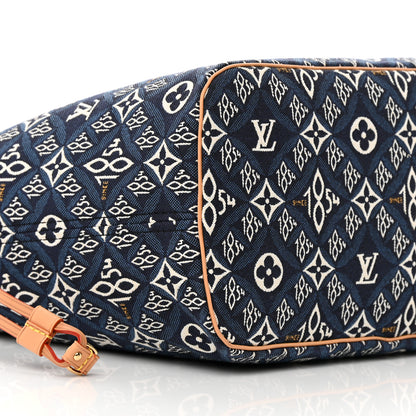 Louis Vuitton Jacquard Since 1854 Neverfull MM Blue 9 of 15