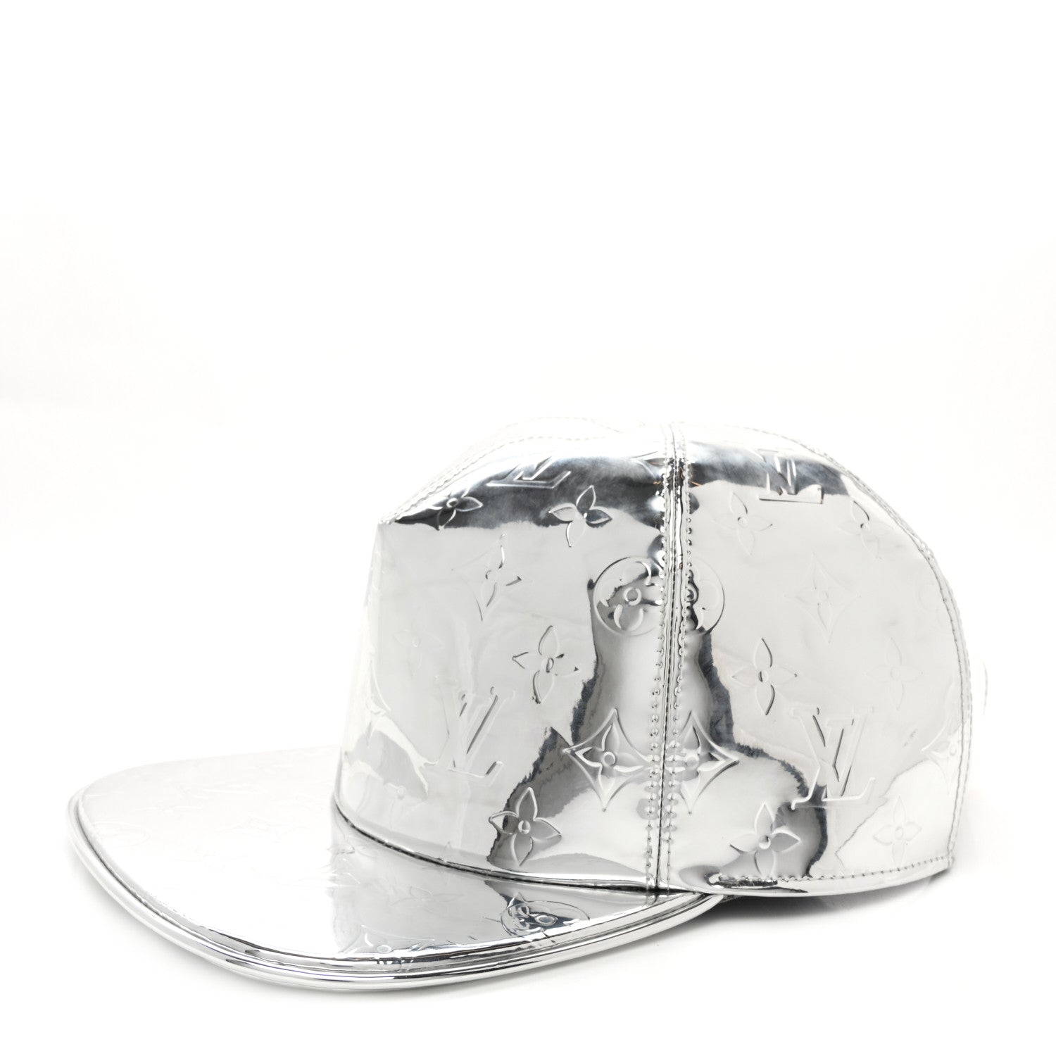 Louis Vuitton Monogram Mirror Mirror Cap 58 Silver 1 of 8