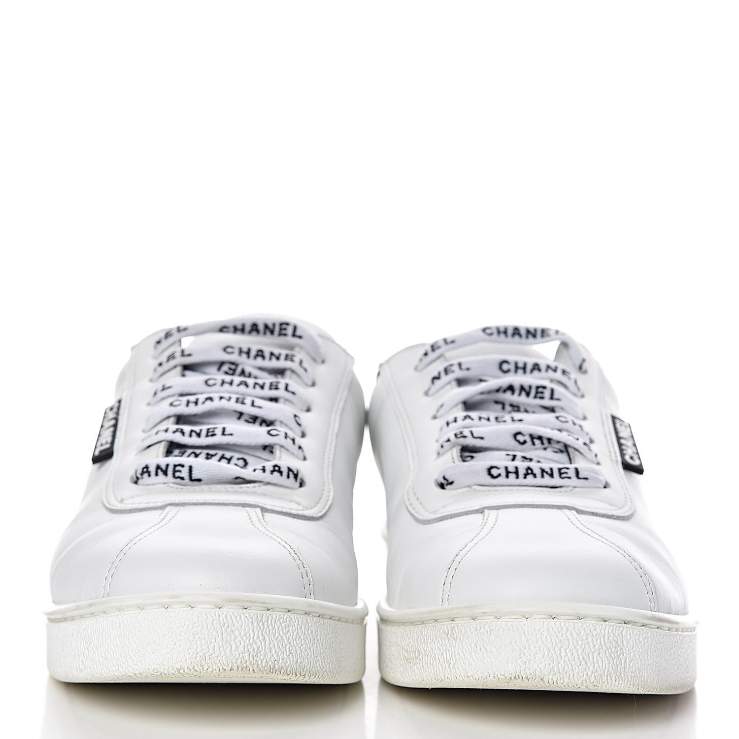 Chanel Calfskin CC Womens Sneakers 39 Black 2 of 12