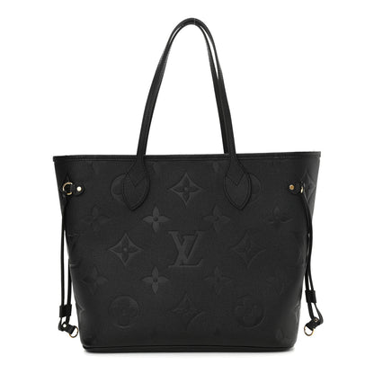 Louis Vuitton Empreinte Monogram Giant Neverfull MM Black 3 of 12