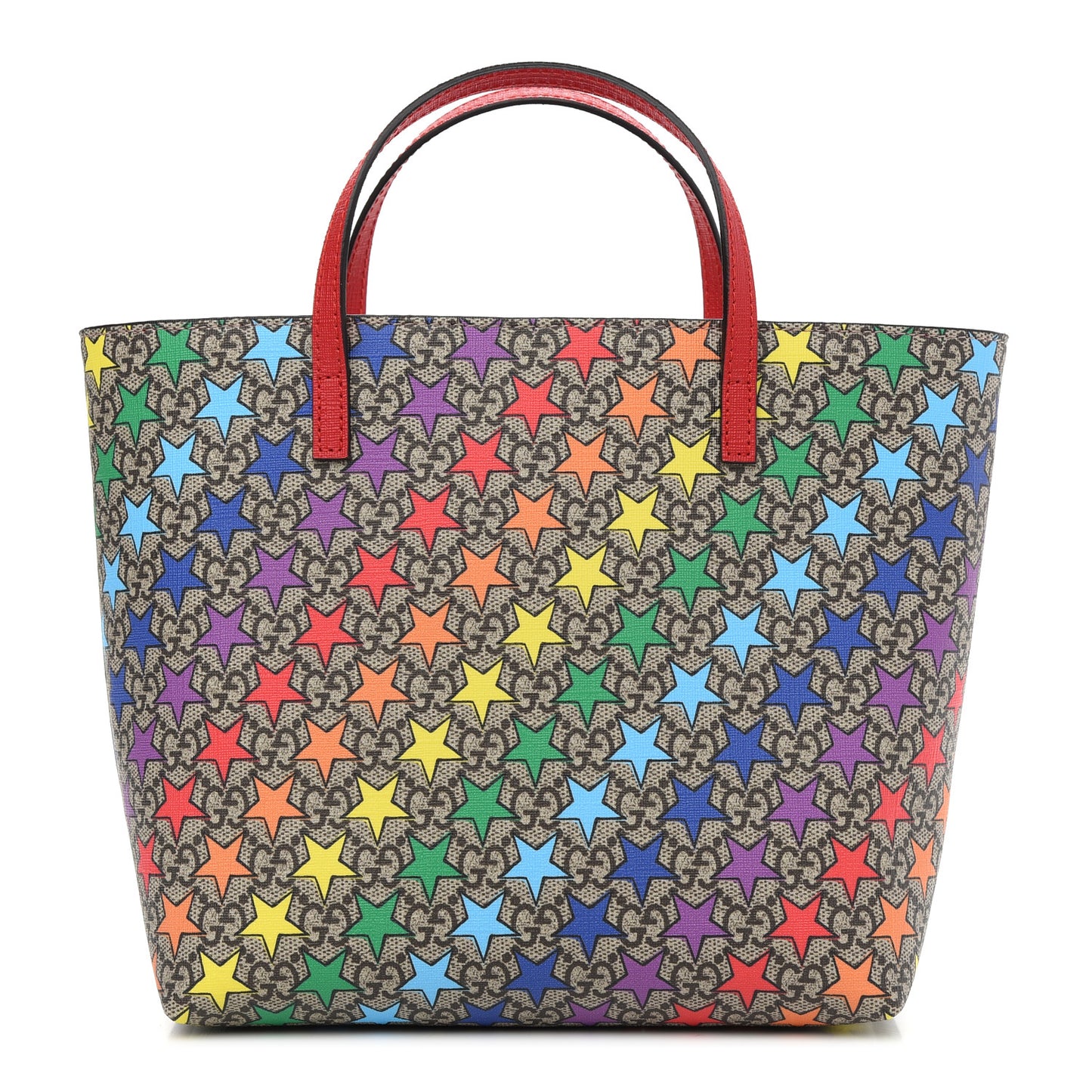 GG Supreme Monogram Childrens Star Print Tote Multicolor