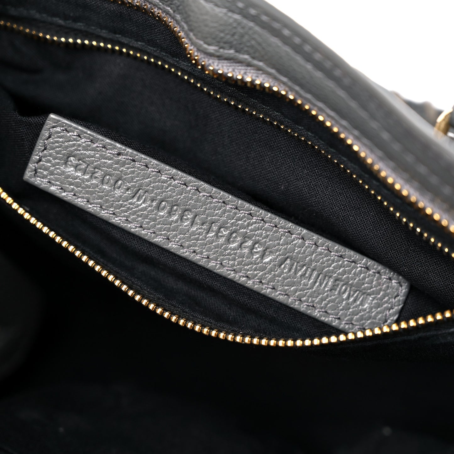 Chevre Gold Metallic Edge Hardware S City Gris Acier