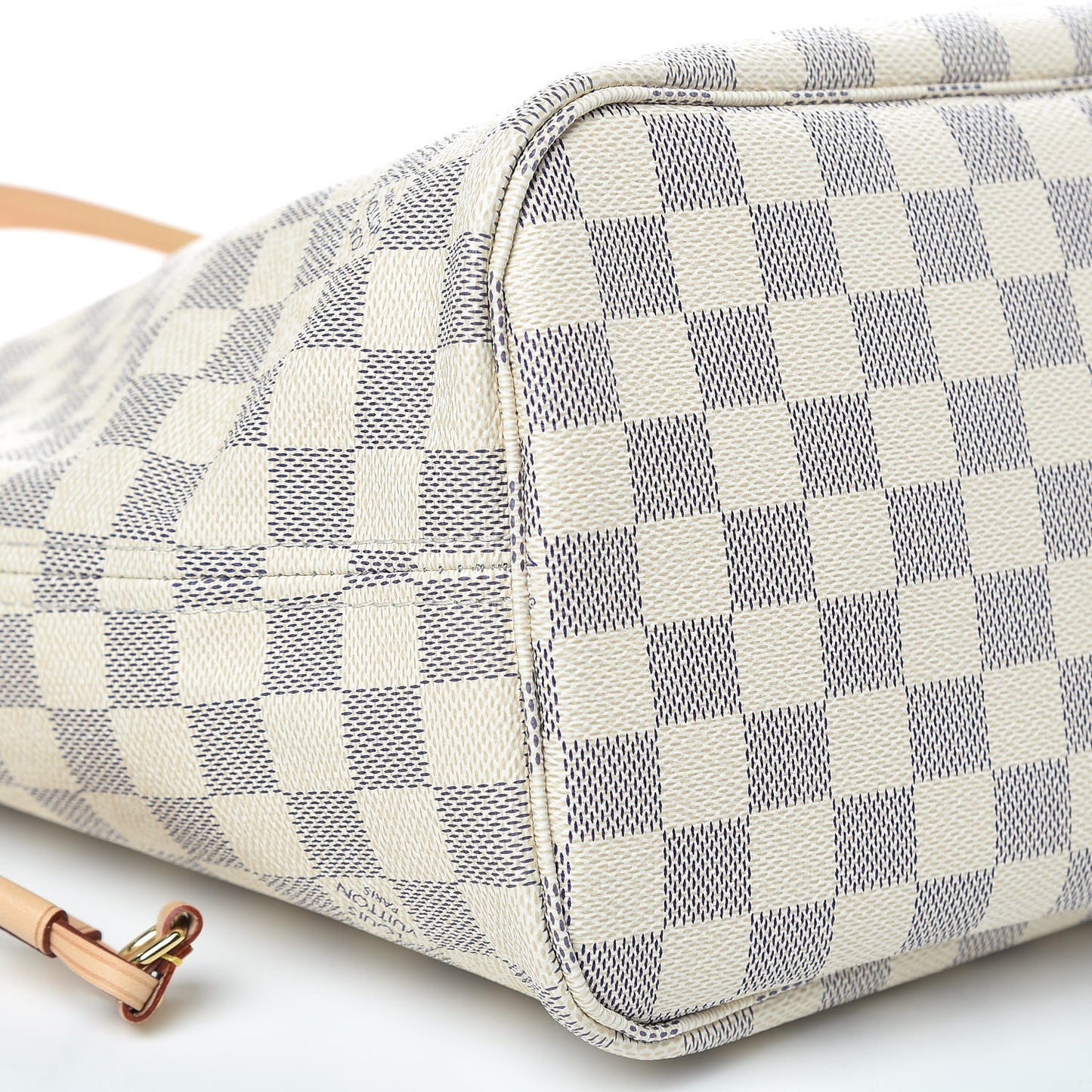Damier Azur Neo Neverfull MM Rose Ballerine
