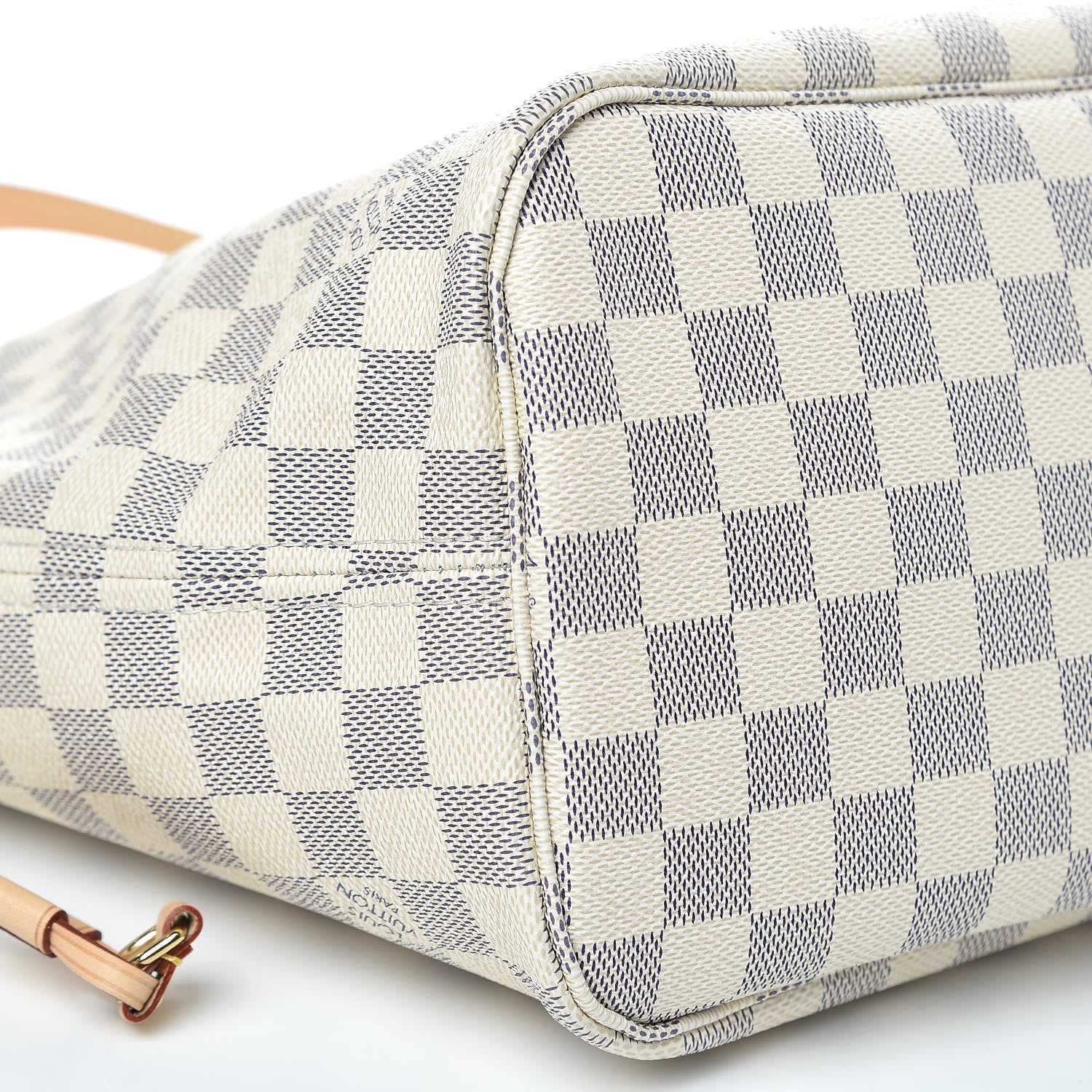 Louis Vuitton Damier Azur Neo Neverfull MM Rose Ballerine 9 of 12