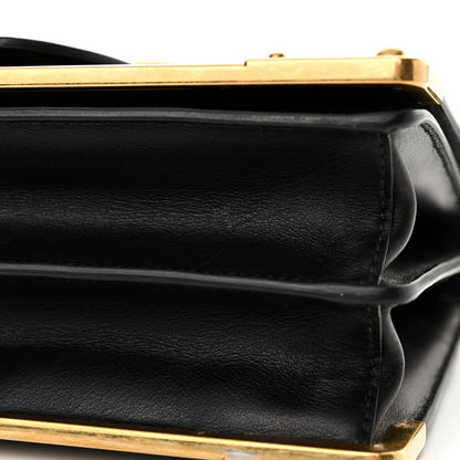 Prada City Calf Saffiano Cahier Bag Talco Black 11 of 12