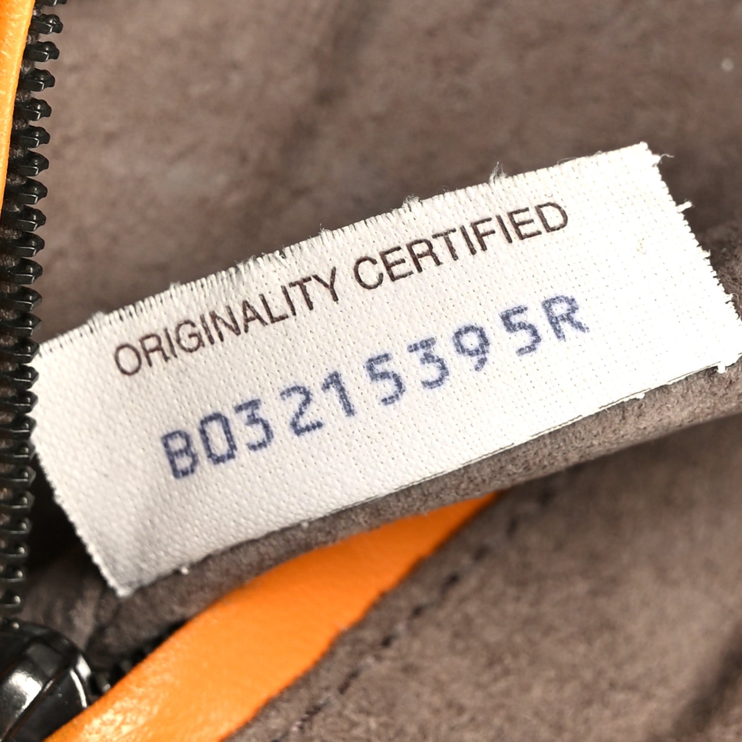 Nappa Intrecciato Nodini Crossbody Messenger Orange