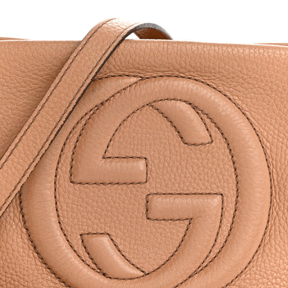 Gucci Pebbled Calfskin Small Soho Disco Bag Rose Beige 8 of 16