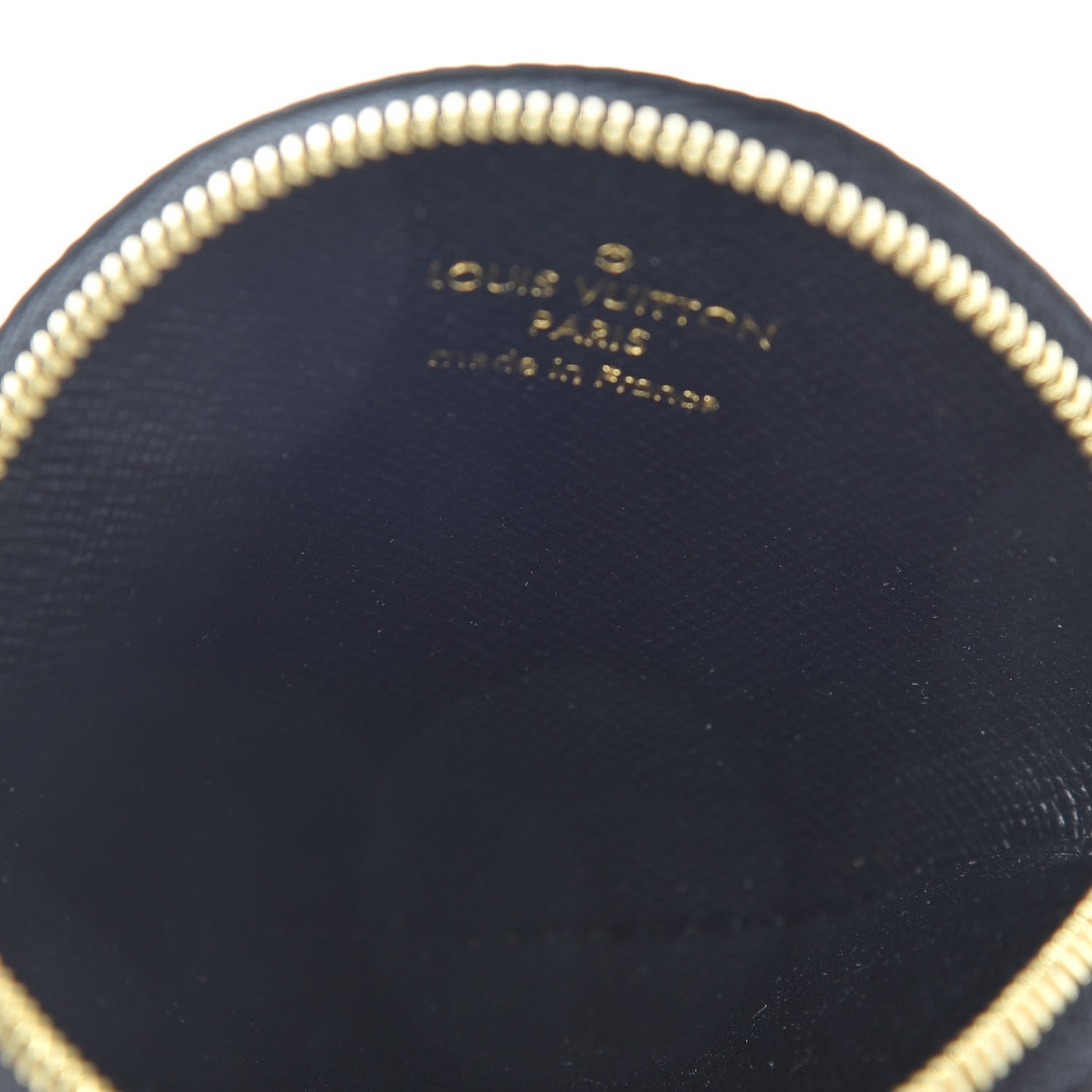 Louis Vuitton Monogram Giant Crafty Round Coin Purse Creme Rouge 5 of 6