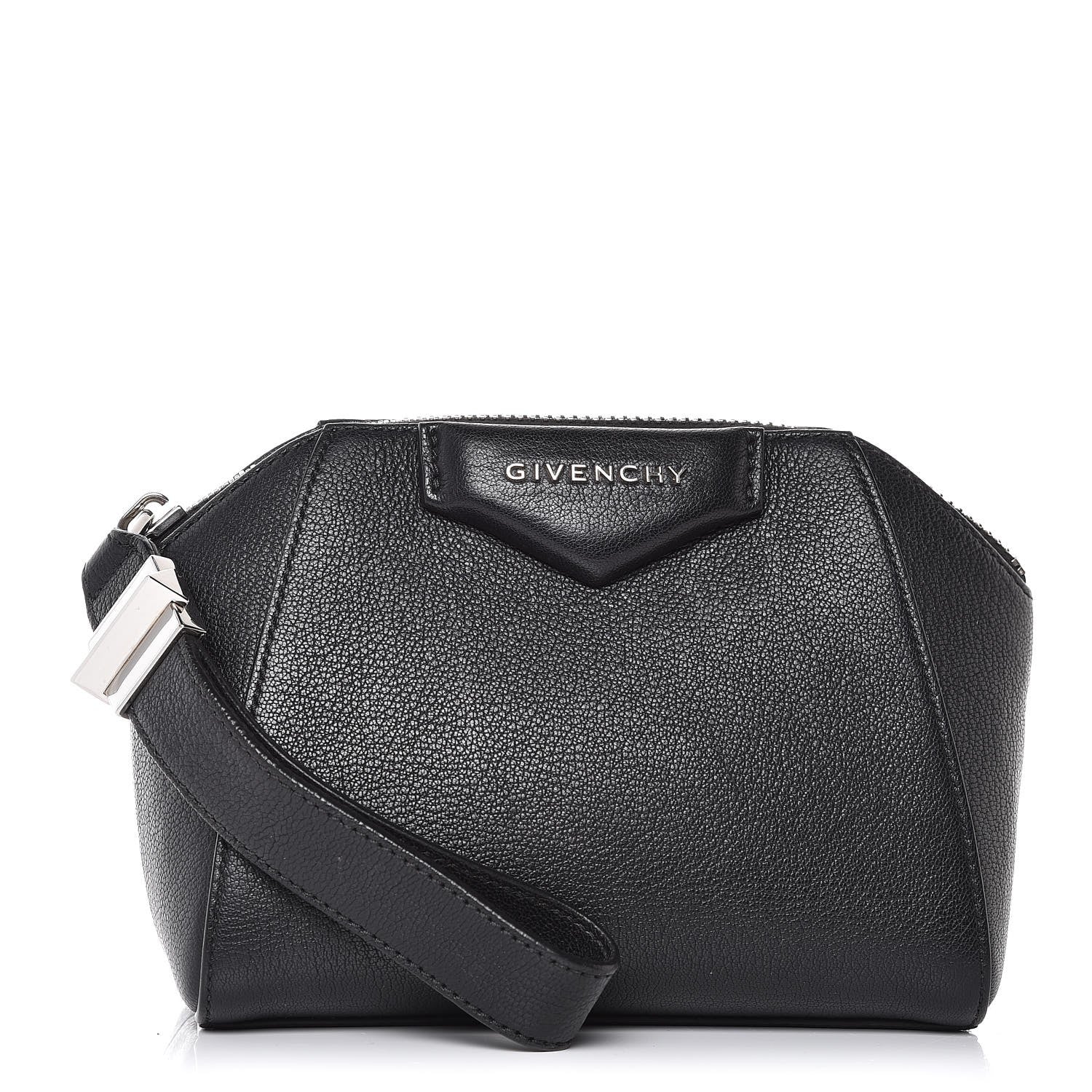Givenchy Sugar Goatskin Small Antigona Beauty Wristlet Black 1 of 8