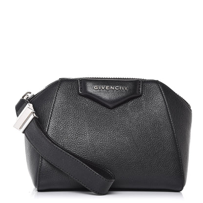 Givenchy Sugar Goatskin Small Antigona Beauty Wristlet Black 1 of 8