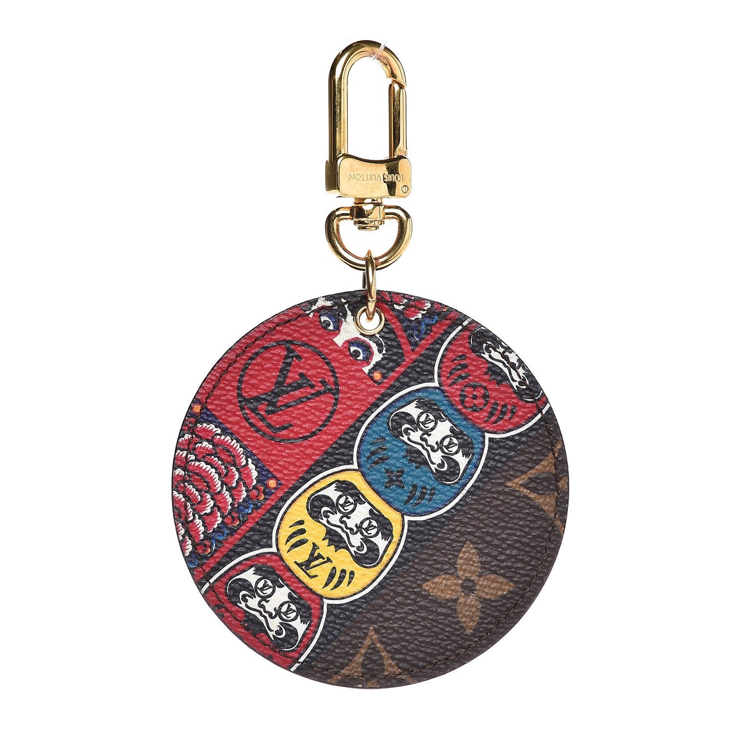 Monogram Illustre Kabuki Daruma Bag Charm Key Holder