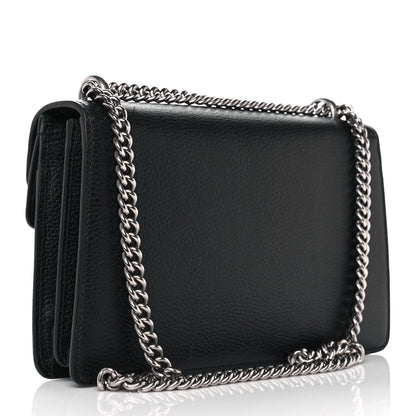 Gucci Pebbled Calfskin Small Dionysus Shoulder Bag Black 3 of 9