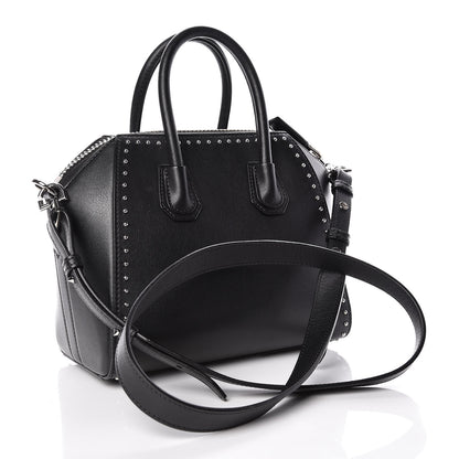 Givenchy Smooth Calfskin Mini Studded Antigona Black 3 of 17