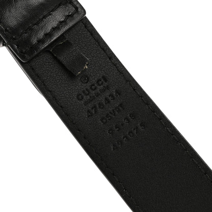 Gucci Calfskin Matelasse GG Marmont Belt Bag 95 38 Black 12 of 13