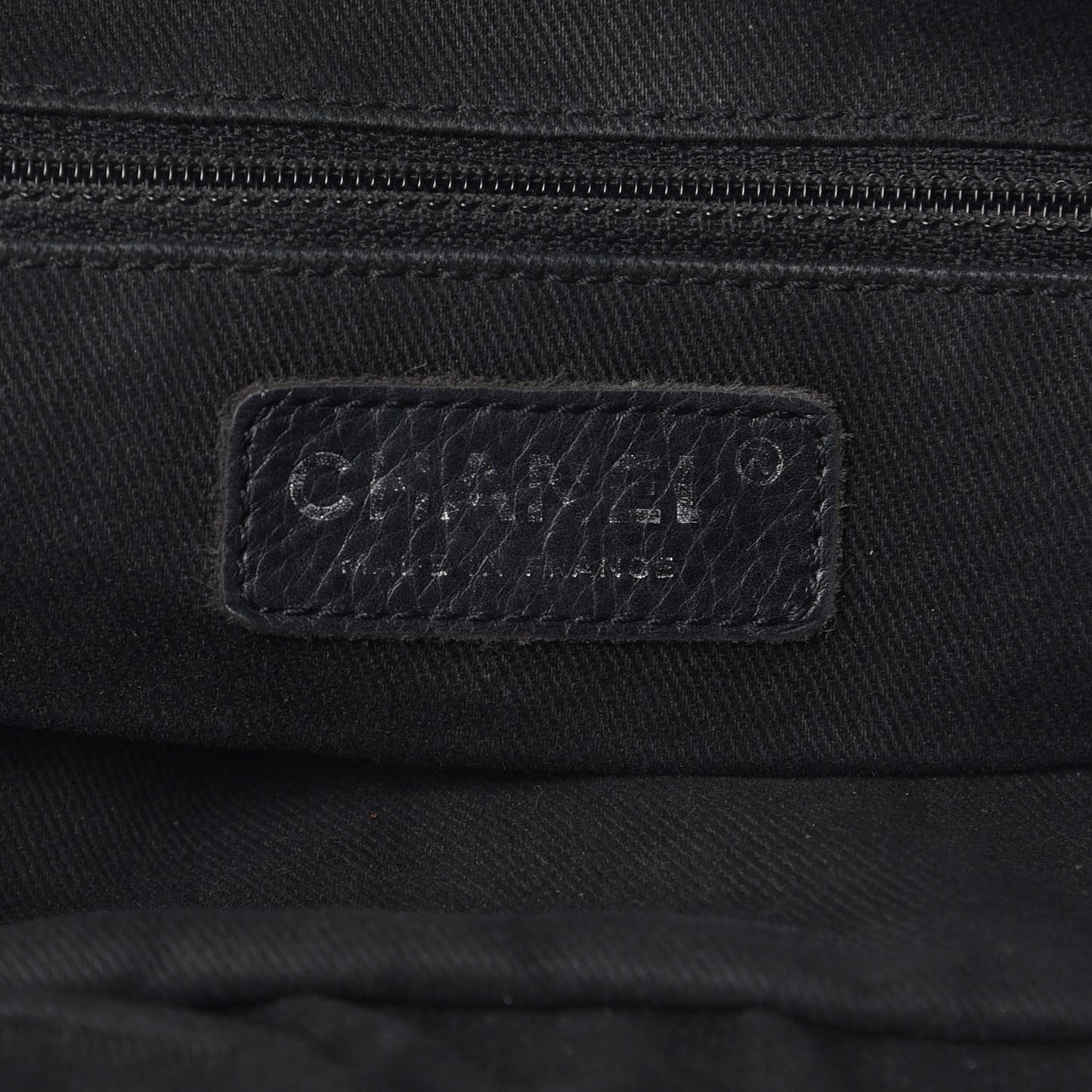 Calfskin Large Diamond Stitch Tote Black