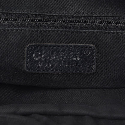 Chanel Calfskin Large Diamond Stitch Tote Black 7 of 16