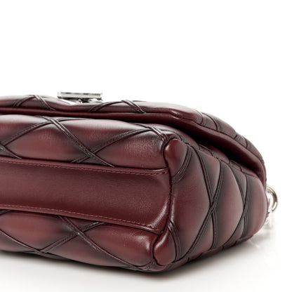 Louis Vuitton Lambskin Malletage GO-14 PM NM Bordeaux 11 of 12