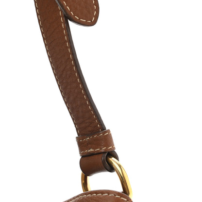 Prada Jacquard Logo Small Flat Messenger Bag Corda Brandy 14 of 15