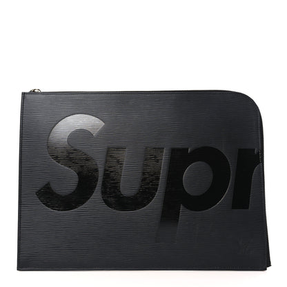 Louis Vuitton X Supreme Epi Pochette Jour GM Black 1 of 8
