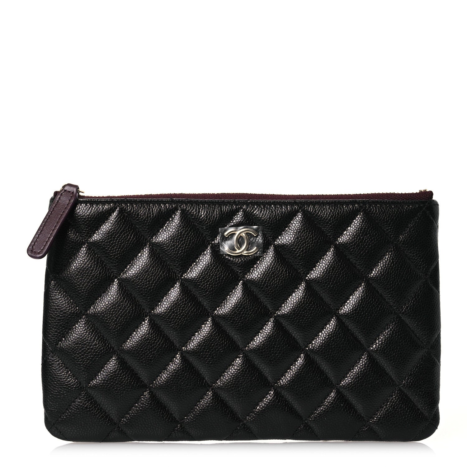 Chanel Caviar Quilted Cosmetic Case Black 1 of 10