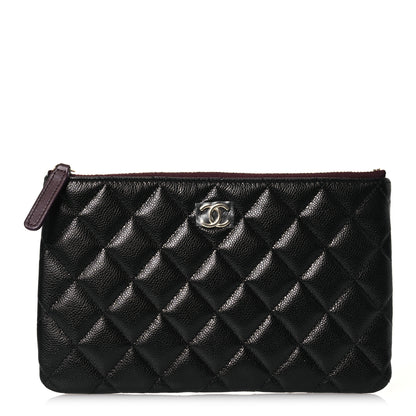 Chanel Caviar Quilted Cosmetic Case Black 1 of 10