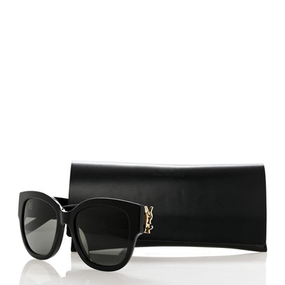 Saint Laurent Acetate Cateye Sunglasses SL M95 F Black 7 of 7