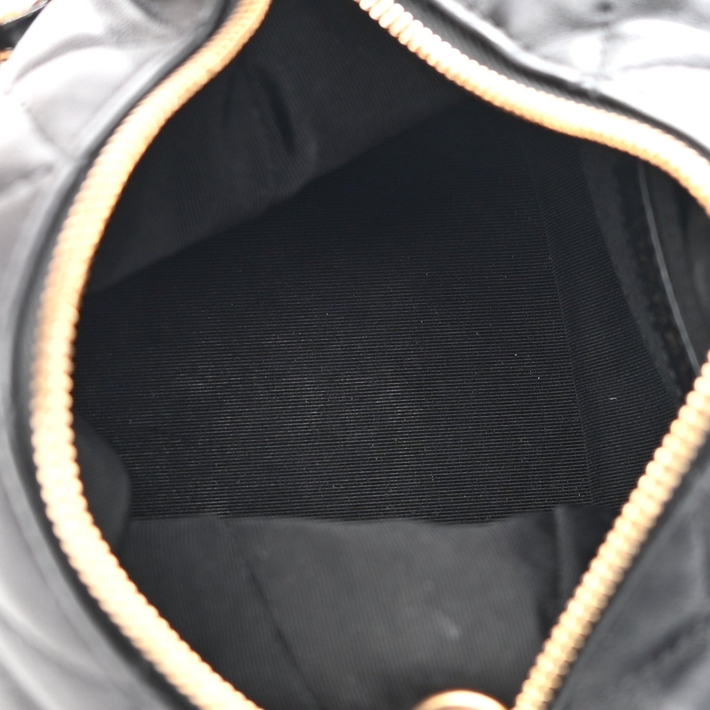 Lambskin Quilted Small Perfect Meeting Hobo Black