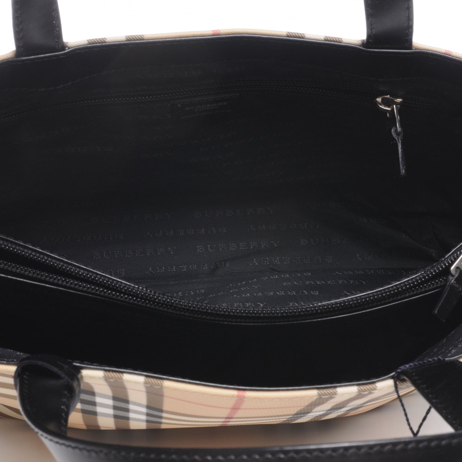 Burberry House Check Medium Tote Black 5 of 7