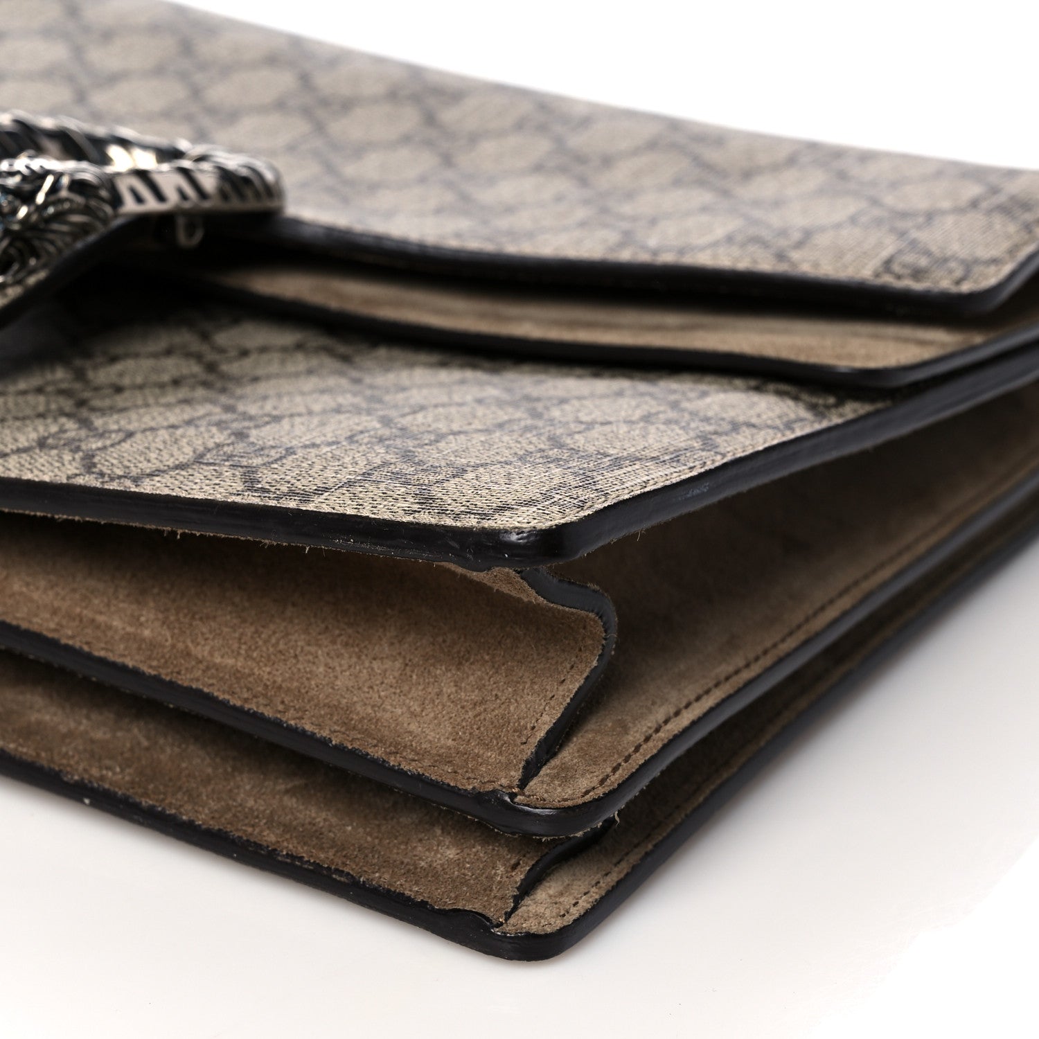 Gucci GG Supreme Monogram Medium Dionysus Shoulder Bag Taupe 10 of 12