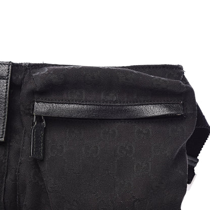 Gucci GG Monogram Double Pocket Belt Bag Black 12 of 18