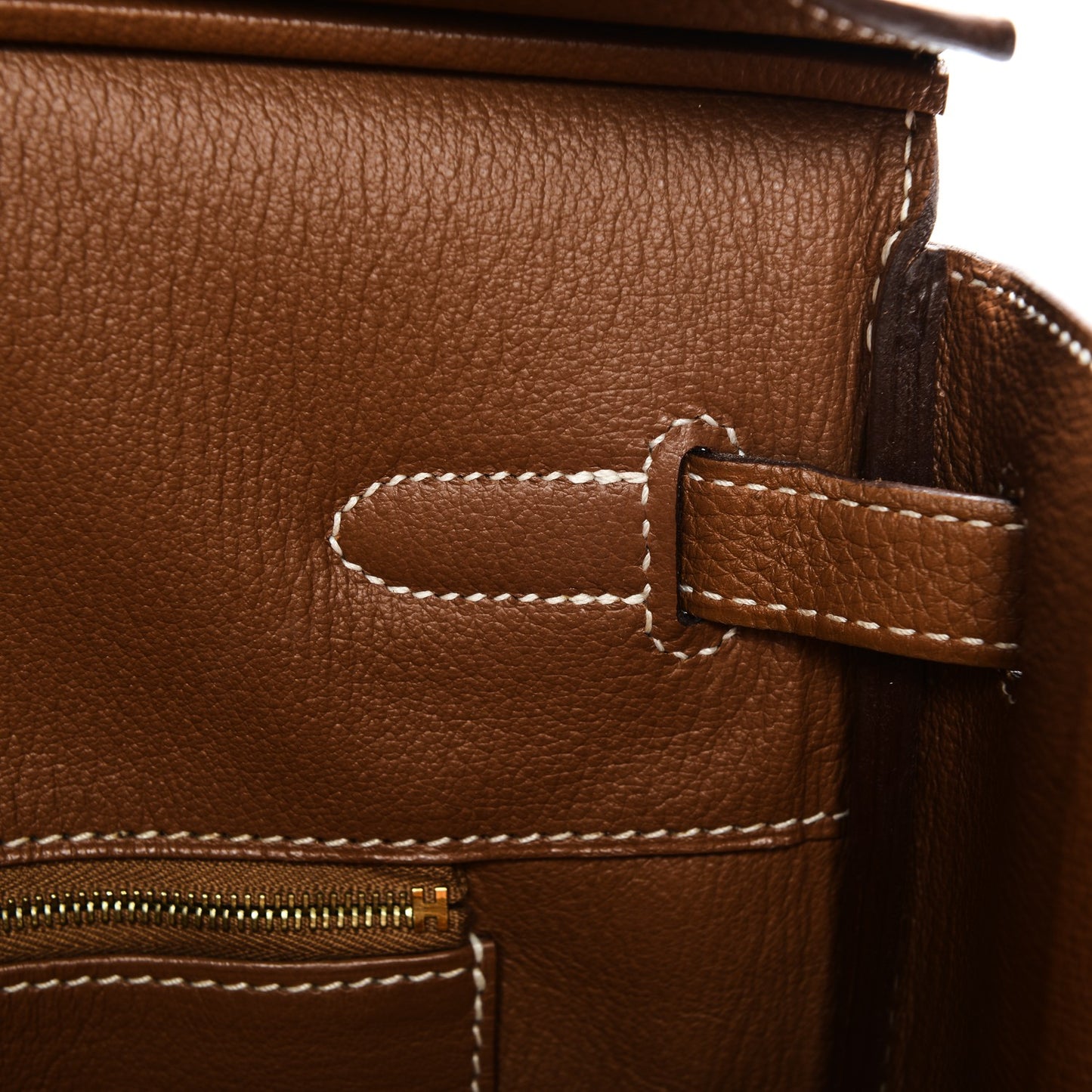 Taurillon Clemence Birkin 40 Gold