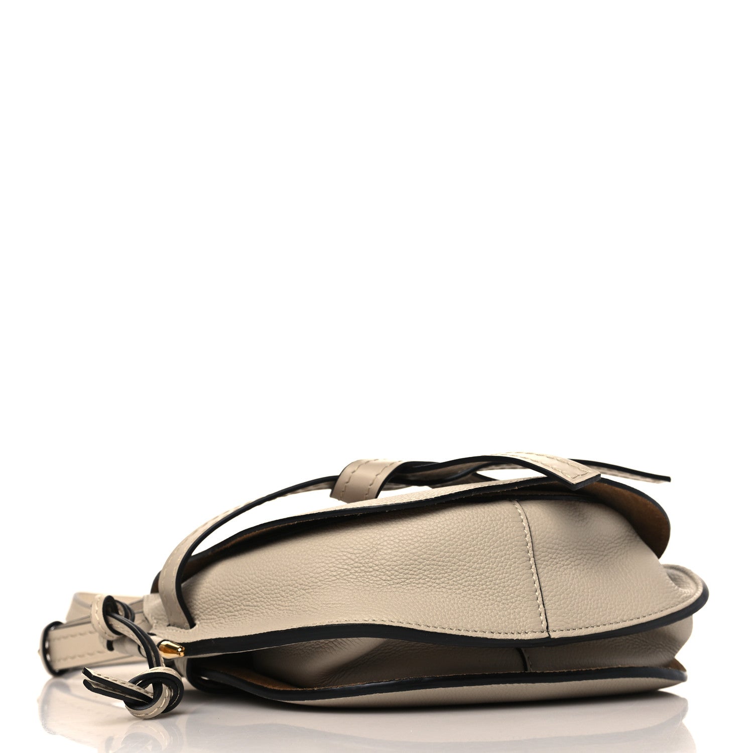 Loewe Grained Calfskin Small Gate Crossbody Bag Light Oat 4 of 8