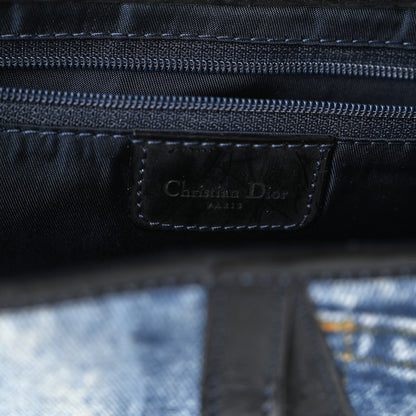 Christian Dior CHRISTIAN DIOR Denim Speedway Saddle Bag 7 of 11