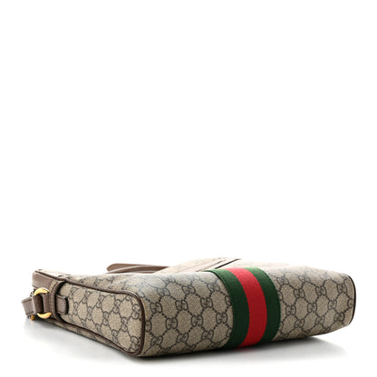 Gucci GG Supreme Monogram Web Medium Ophidia Messenger Bag Brown 4 of 11