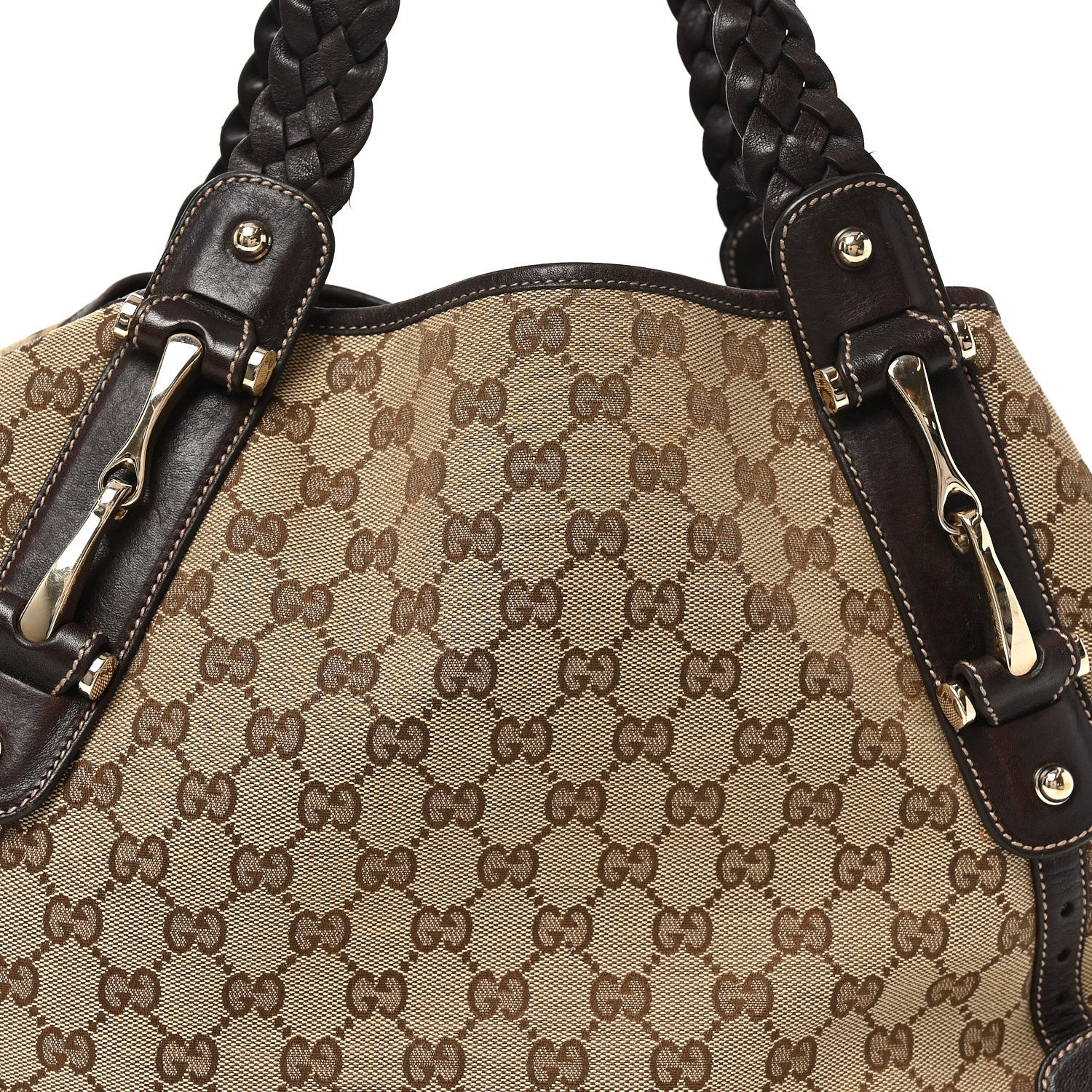 Gucci Monogram Medium Pelham Shoulder Bag Dark Brown 7 of 10