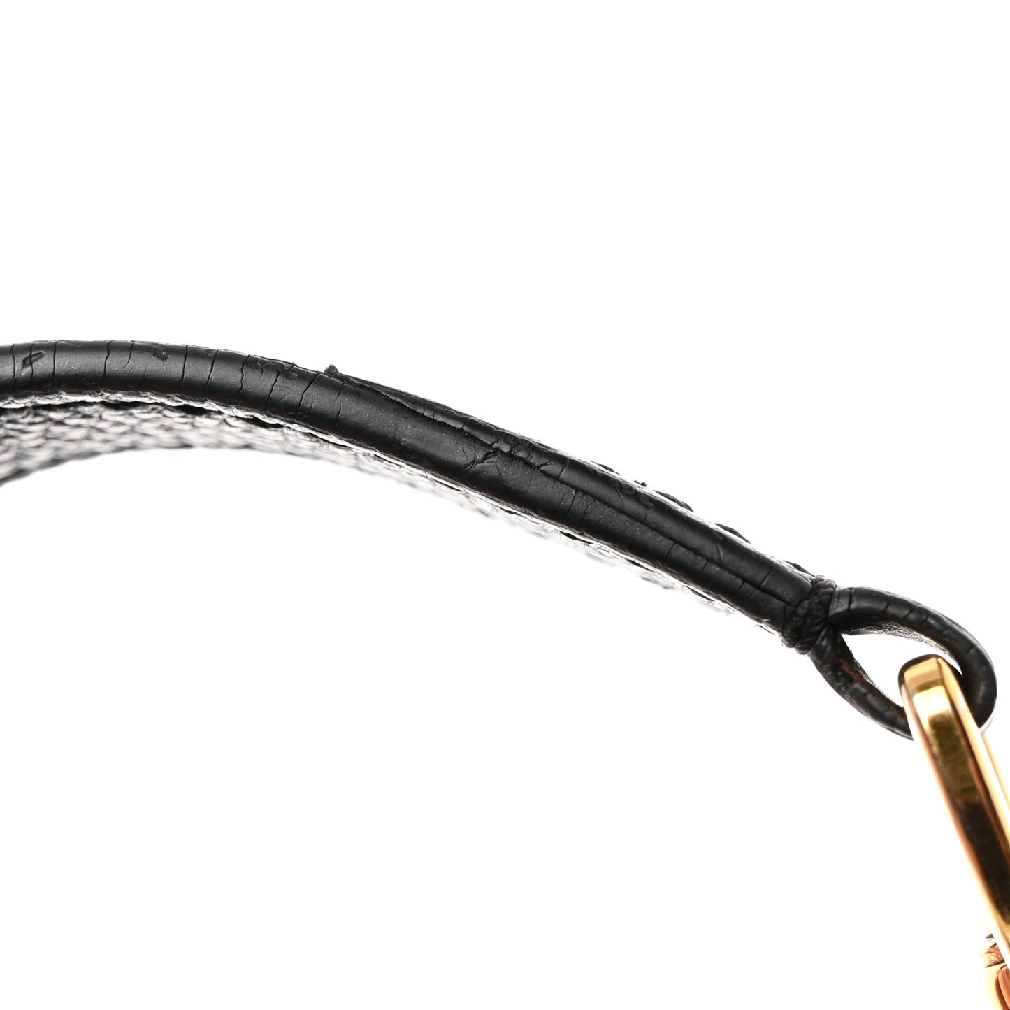 Calfskin Shoulder Strap Black