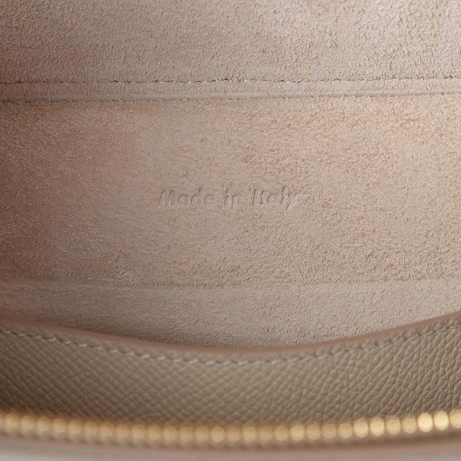 Celine Grained Calfskin Micro Belt Bag Linen 6 of 7