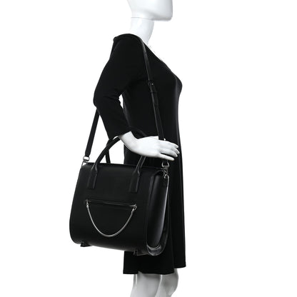Alexander Wang Smooth Calfskin Large Chastity Bag Black Rhodium Hardware 2 of 11
